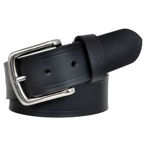 Men\' Top Grain Black Casual Leather Belt