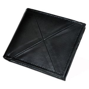 Men\'s Black Genuine Leather Wallet