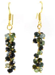 Tourmaline Earrings Blue , Green Jewelry