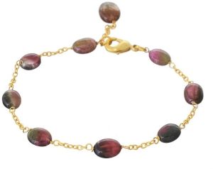 Watermelon Tourmaline Bracelet