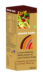 Cyancobalamin, Multivitamin,anti oxident syrup