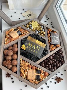 Wooden Dry Fruit Tray