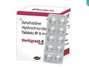 Vertigreat 8mg Tablet