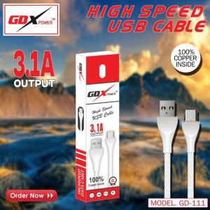 GD-111 3.1 Amp High Speed Usb Cable