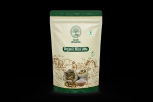 IKON Organic Missi Atta|Gram flour (besan) and wheat flour|Chana Dal(besan)|Gluten free|Rich in Vitamin B|Soft Fluffy Rotis.