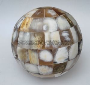Horn Inlay Decorative Ball