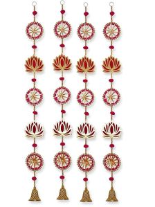 Handmade Lotus Wall and Door Hanging - Home Decor Pooja Decor Diwali Decor Wedding and All Fes