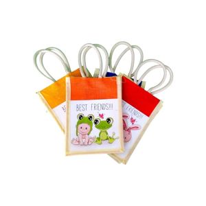 Jute Bags (Small) for Lunch Boxes and Tiffin Bags, Jute Bag for Girls