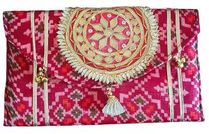 Rajasthani Gota Patti Clutch bag with stylish color Women's Bag/Purse/Clutch/Gota Patti/Zari