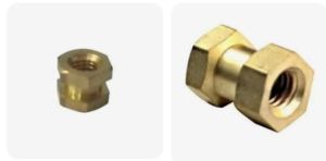 Brass Hex Moulding Insert