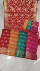 Banarasi Printed Suit Material