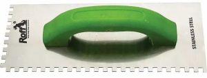 Roff 6 mm Square Notch Trowel Green