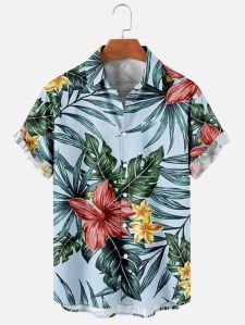 Men half sleeve printed shirts