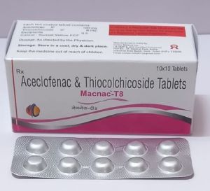 ACECLOFENAC 100MG+THIOCOCHICOSIDE 8 MG