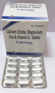 CALCIUM CITRATE 1000MG +VIT D3 200 IU+ZINC SULPHATE 4 MG +MAGNESIUM HYDROXIDE 100 MG