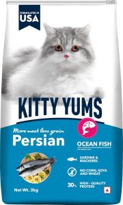Kitty Yums Dry Persian Cat Food, Ocean Fish, 3kg