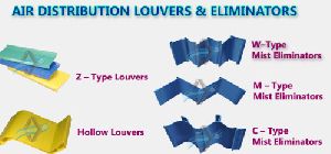 PVC Air Inlet Louvers and Eliminators