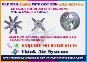 Axial Flow Fan with MS Casing Humidification Equipment