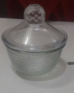 Glass Serving Bowl with Lid