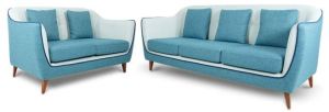 Velentina 3+2 Seater Sofa Set with Polyester Fabric