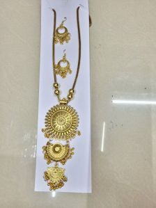 Antique Gold Plated Necklace Set