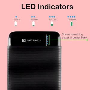 10000 mAh Portronics Power PRO 10K Power Bank
