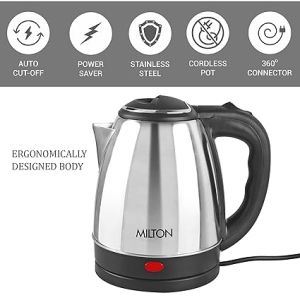 1.2L Milton Euroline Go Electro Electric Kettle