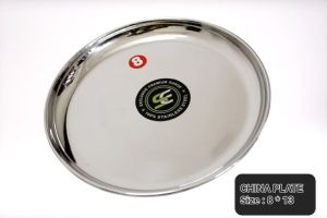 Stainless Steel Round China Plate