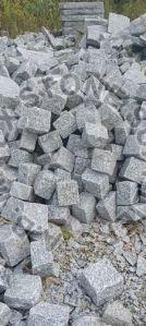 Solid Gray Granite Cobbles