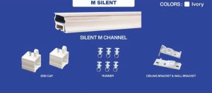 M Silent Curtain Track System