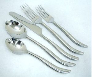 5 Pcs Forged Stainless Steel Flatware Set