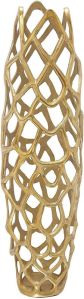 Aluminium Golden Flower Vase