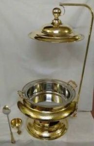 GL-01790 Brass Chafing Dish with Spoon