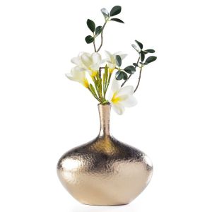 Copper Plated Aluminium Flower Vase