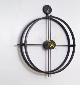 Designer Iron Wall Clock