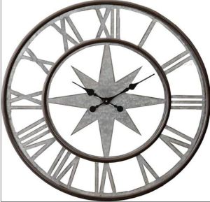 Galvanized Iron Wall Clock