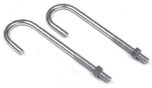 Zinc J Type Foundation Bolt