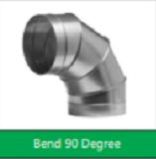 90 Degree SS Ducting Pipe Bend