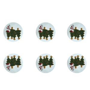 Handmade Christmas Tree Table Runner With Placement