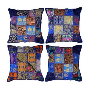 Designer Patchwork Cushion Cover