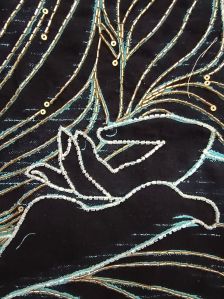 Handmade Lord Buddha Beaded Tapestry Wall Hanging