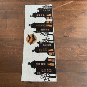 Halloween Beaded Table Runner