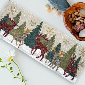 Handmade Beaded Table Runner