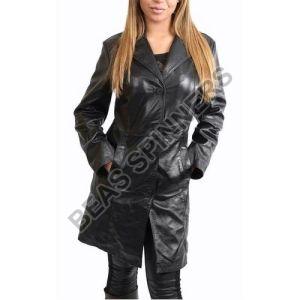 Ladies Leather Long Jackets