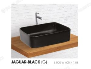 JAGUAR BLACK (GLOSSY) WASH BASIN