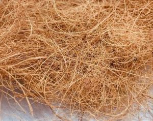 light brown coir fiber