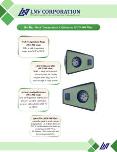 Hot Dry Block Temperature Calibrator (Mini) With Maximum Hole Insertions (50 To 500 DegC)