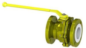 Lined Two Piece Ball Valve