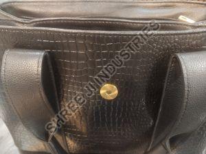 Ladies Black Leather Handbag