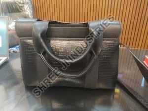 Ladies Black Leather Handbag